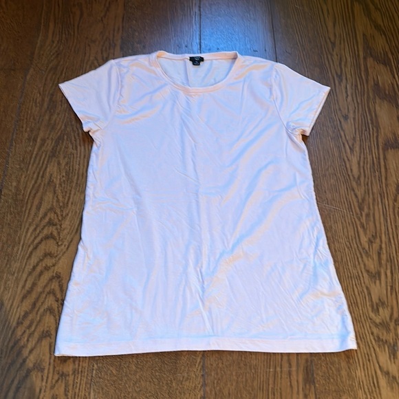 J. Crew Pale Pink Ballet Core Tee - Picture 1 of 3